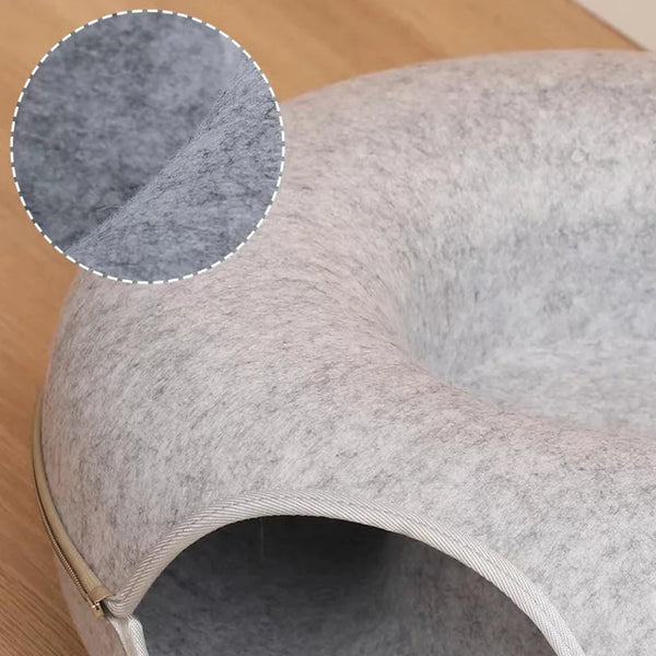 Donut Cat Bed Tunnel Interactive