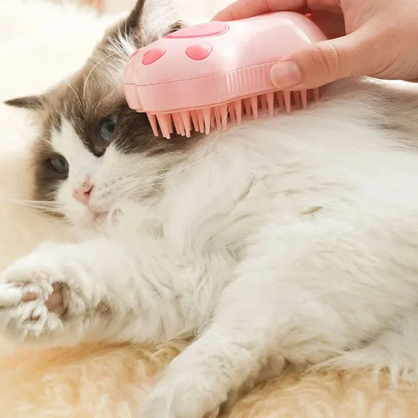 3-in-1 Pet Brush: Cat & Dog Grooming Solution