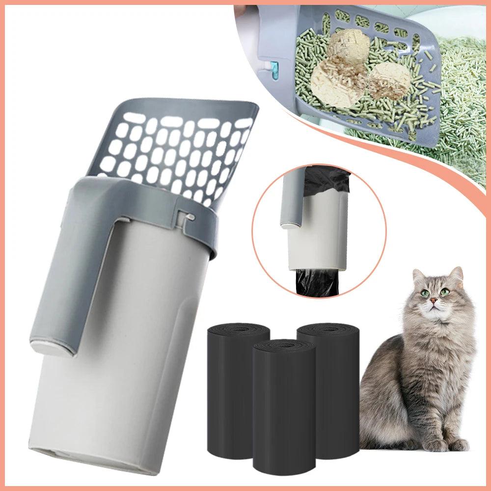 Cat Litter Scoop with Refill Bag