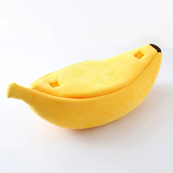 Cozy Banana Cat Bed House