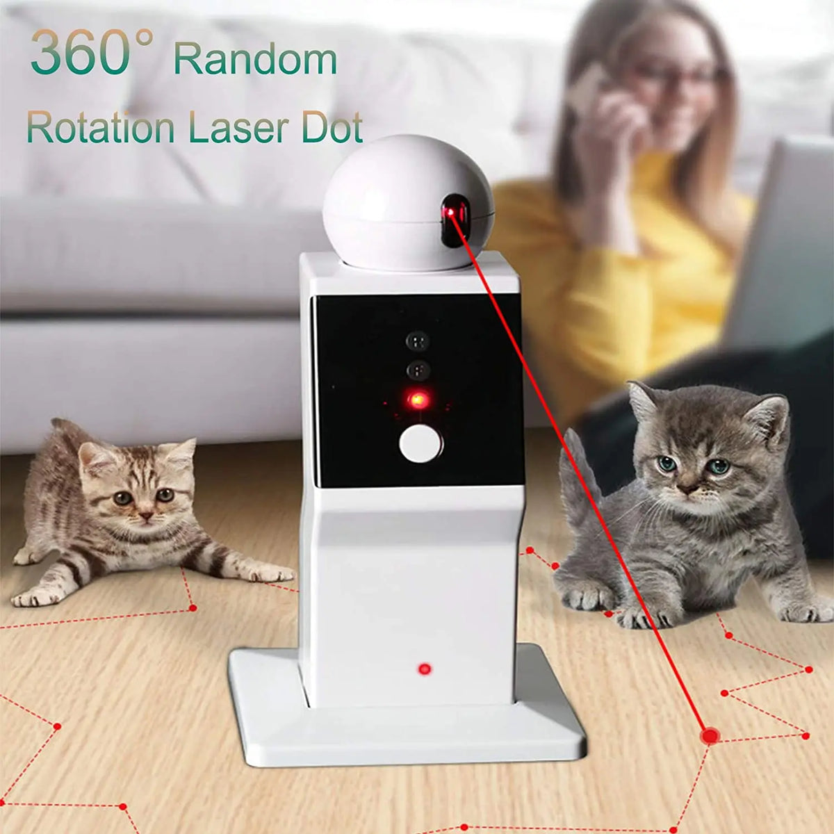 Interactive Laser Pointer Toys For Cats/ Dogs