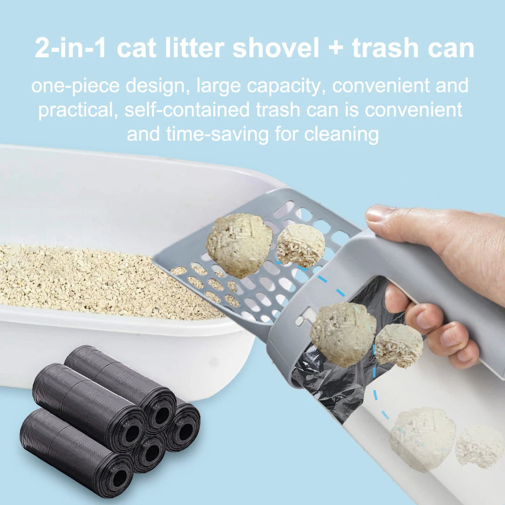 Cat Litter Scoop with Refill Bag