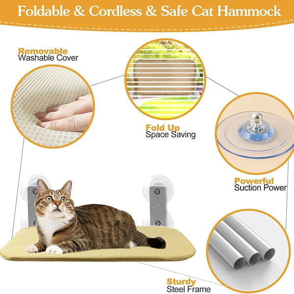 Foldable Cat Window Perch - MurzelshopFoldable Cat Window Perch