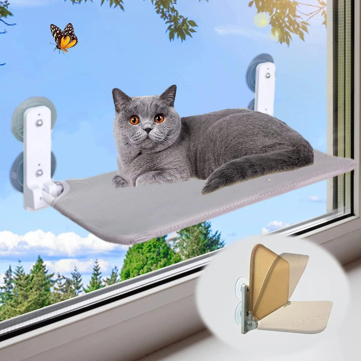 Foldable Cat Window Perch - MurzelshopFoldable Cat Window Perch