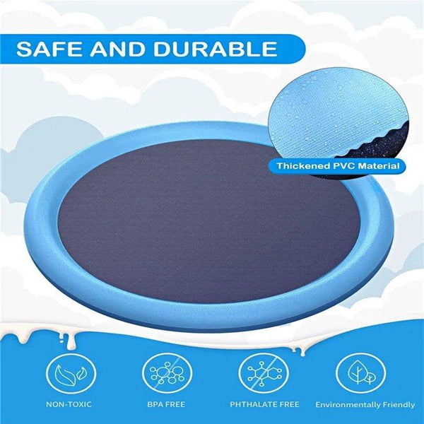 Paws Paradise Pool: Inflatable Pet Water Play Mat - MurzelshopPaws Paradise Pool: Inflatable Pet Water Play Mat